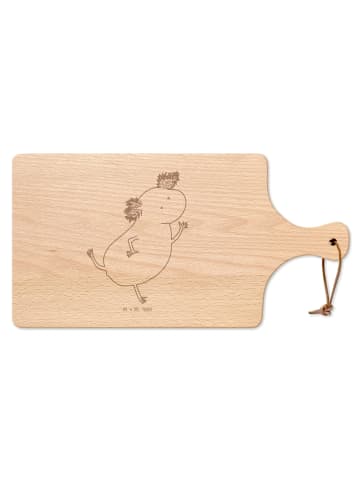 Mr. & Mrs. Panda Holzbrett Axolotl Tanzen ohne Spruch in Transparent