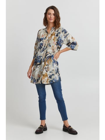 Fransa Longbluse FRFAKAI 1 Shirt - 20404504  Gemusterte Tunika mit Muster in Blau
