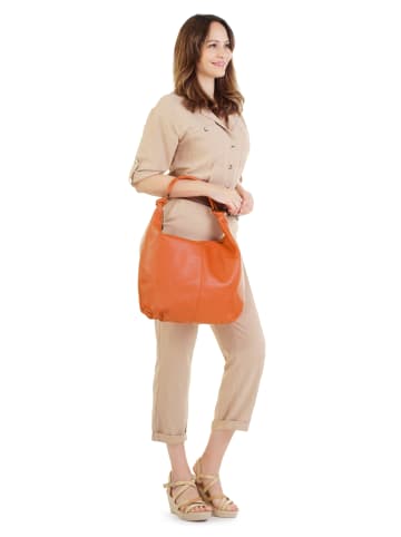 Cluty Shopper echt Leder in orange