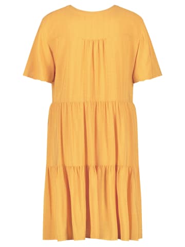 TAIFUN Kleid Langarm kurz in Golden Honey