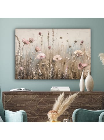 MuchoWow Leinwand bilder Blumenfeld (BxH)