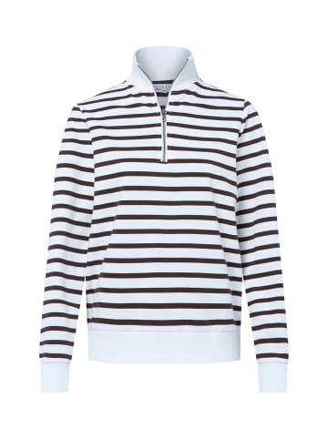 Marie Lund Sweatshirt in schoko ecru - 0004