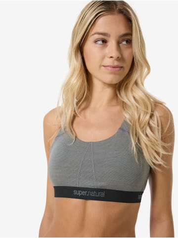 super.natural Merino Bra W FEEL GOOD BRA in grau