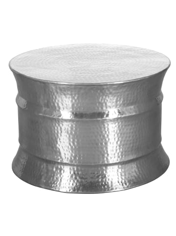 FineBuy Couchtisch in Silber / Aluminium / 62x62x62
