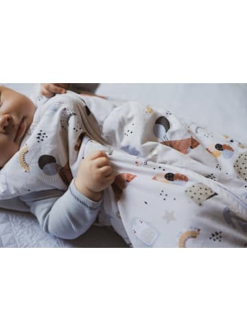 TupTam Baby Ganzjahres Schlafsack Ärmellos Wattiert in grau Modell 3