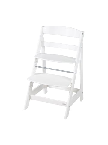 roba Treppenhochstuhl 'Sit Up Flex' - Hochstuhl mitwachsend aus Holz - Weiß