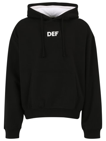 DEF Kapuzenpullover in black