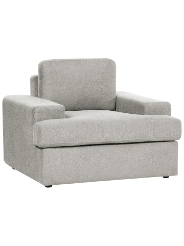 Beliani Sessel ALLA in Grau - (W) 108 x (H) 85 x (L) 103 cm