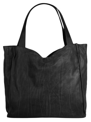 Samantha Look Shopper echt Leder in schwarz