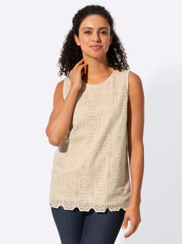 WITT WEIDEN Spitzentop in sand