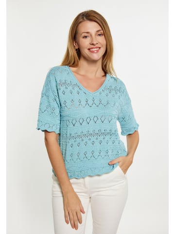 Albee Women Pullover in Aqua