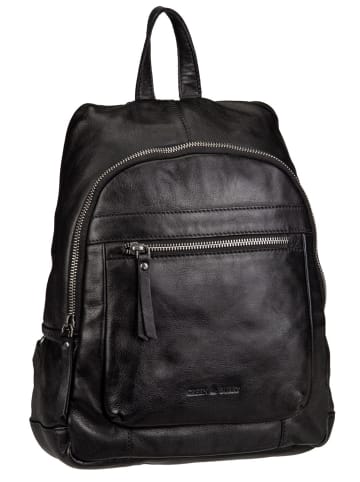 Greenburry Rucksack Colombiana City Backpack in Black