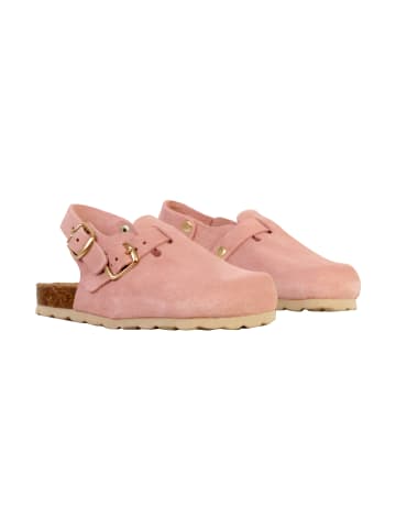 Divine Factory Boreali BS Leder-Pantoletten für Kinder Rose