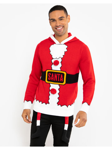 Threadbare Kapuzenpullover Wolseley in rot