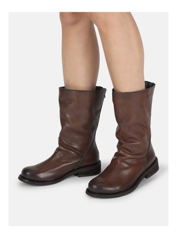 Felmini Wide Fit Stiefel in Braun