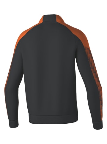 erima Unisex Erwachsene Trainingsjacke in schwarz/orange