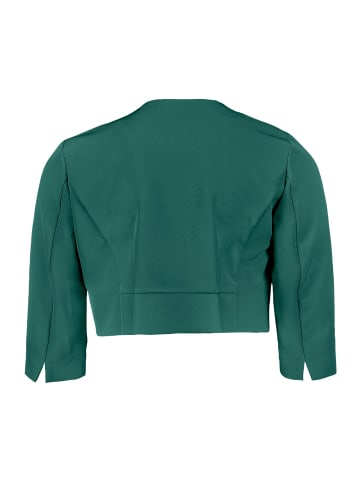 Vera Mont Bolero-Jacke mit Kellerfalten in Dark Emerald