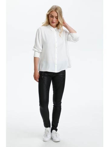 Cream Kurzarmhemd NolaCR Oversize fit in Chalk