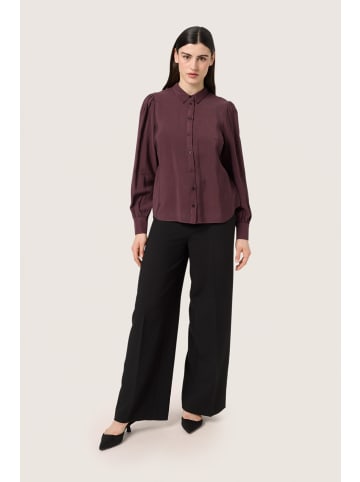 Soaked in Luxury SLSija Maude Shirt LS Regular fit in Fudge