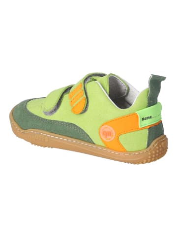 qnuffs Kindergarten Klett Halbschuh/Sneaker in grün