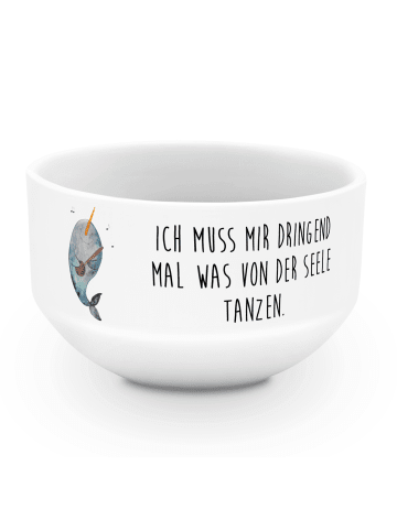 Mr. & Mrs. Panda Smoothie Bowl Narwal Gitarre mit Spruch in Weiß