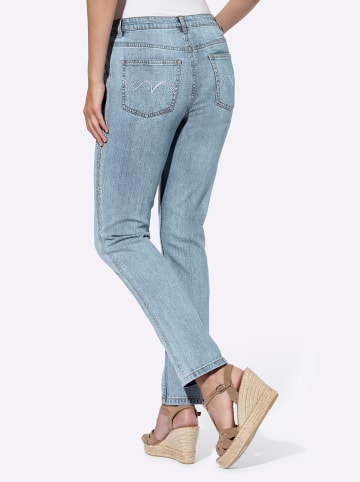 Heine 5-Pocket-Jeans in blue-bleached