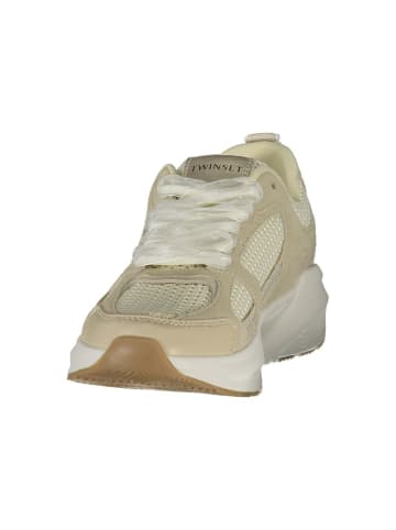 Twinset Beige Stoff Damen Sneaker