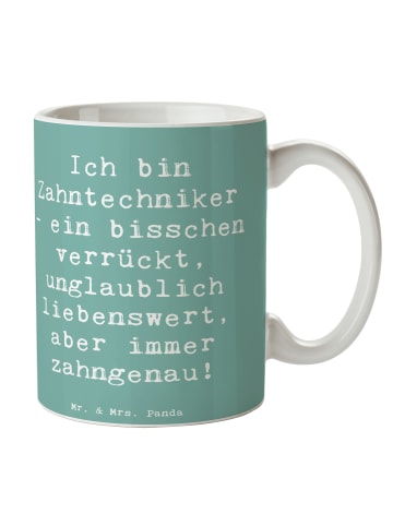 Mr. & Mrs. Panda haferl Spruch Zahntechniker Spaß mit Spruch in Meeresbrise