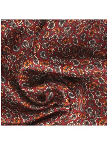 BREITER Seidenschal in rot