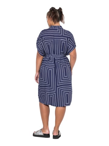Studio Untold Hemdblusenkleid in navy