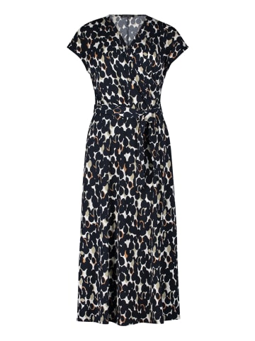 Betty Barclay Jerseykleid mit Blumenprint in Dark Blue/Green