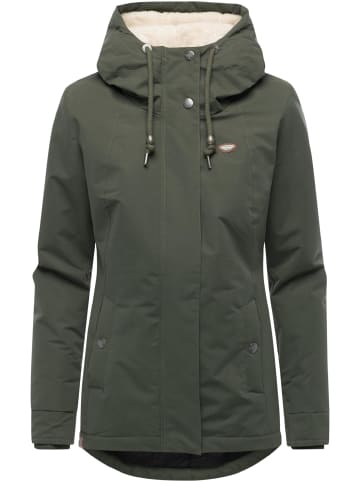 ragwear Kurzmantel Alvena YOUMODO in Dark Olive