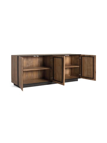 Giner y Colomer Sideboard mit 4 Türen aus Mangoholz 200 cm in Brown