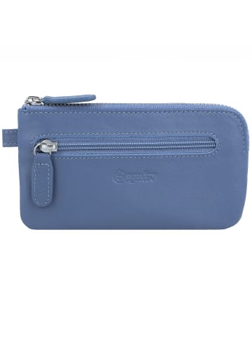 Esquire Viktoria Schlüsseletui Leder 12 cm in taubenblau