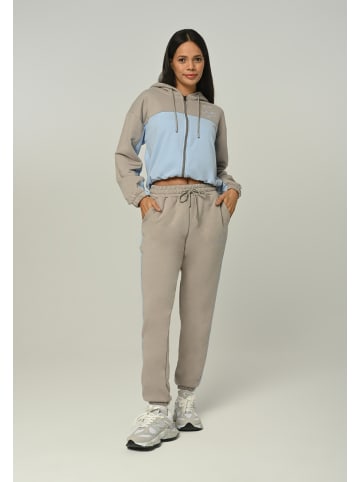 Tom Barron Trainingsanzug Freizeit Trainingsanzug Reißverschluss in GRAU