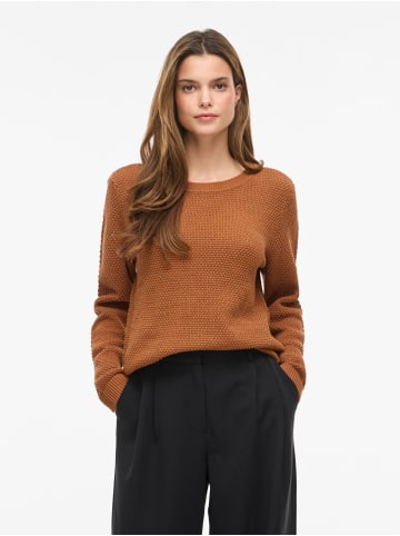 Vila Strickpullover in Argan Oil