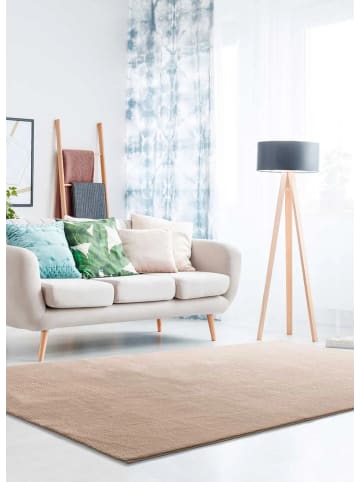 Atticgo Waschbarer Hochflor-Teppich LOFT in beige