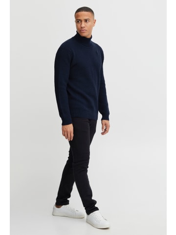 !SOLID Rollkragenpullover SDClive in Blau