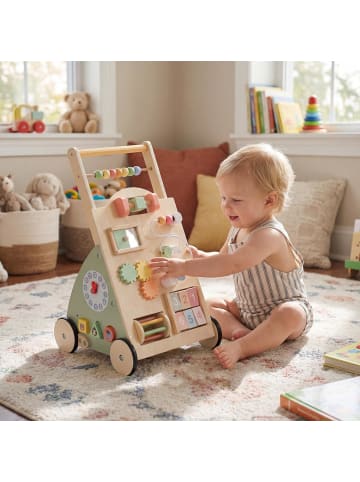 COSTWAY Baby Lauflernwagen ab 1 Jahr in Hellbraun