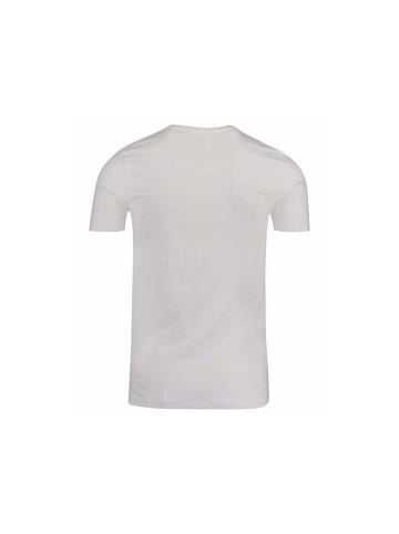 OLYMP V-Kragen T-Shirt für Damen in weiß