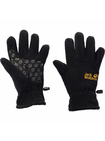 Jack Wolfskin Handschuhe Fleece in Schwarz