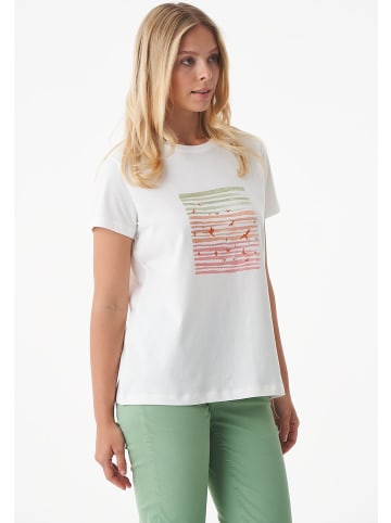 Organication T-Shirt "WOR17234" in Cremeweiß