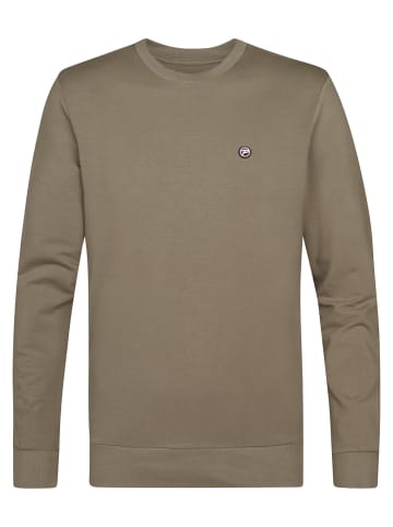 Petrol Industries Sweater mit Logo Seaviewpark in Grün