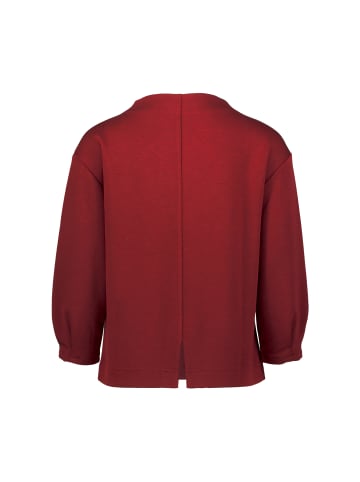 Zero Sweatshirt mit Dreiviertelärmeln in Cabernet