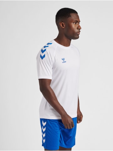 Hummel T-Shirt Hmlcore Herren in WHITE/TRUE BLUE