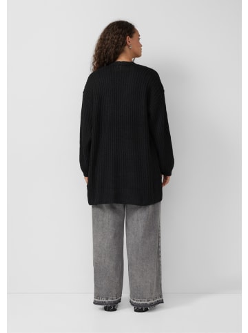 QS Strickjacke in 9999_schwarz