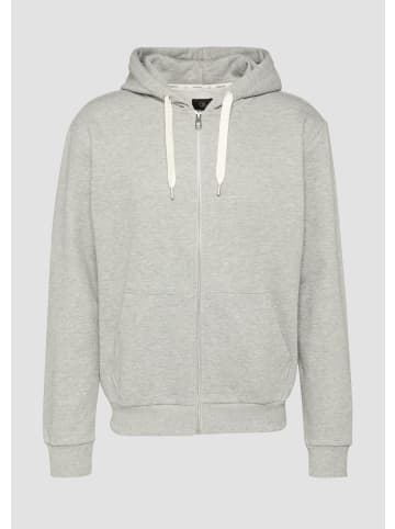 QS Sweatshirt Jacke  in  9400_grau meliert