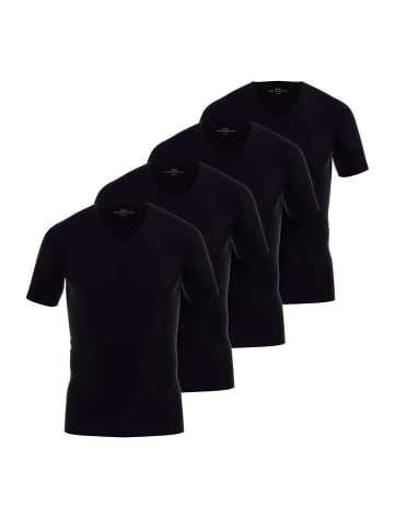 Götzburg T-Shirt 4Er Pack Nürnberg in schwarz-dunkel-uni