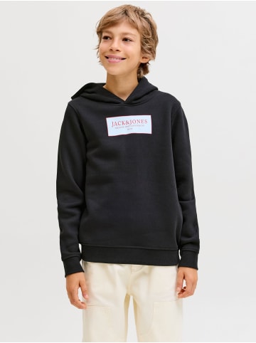 JACK & JONES Junior Kapuzenpullover in Black