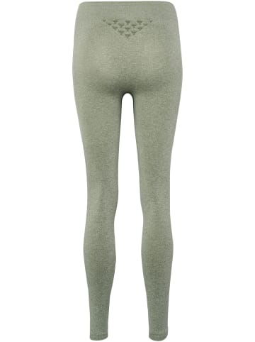 Hummel Hummel Leggings Hmlci Yoga Damen Dehnbarem Feuchtigkeitsabsorbierenden Nahtlosen in SEAGRASS MELANGE